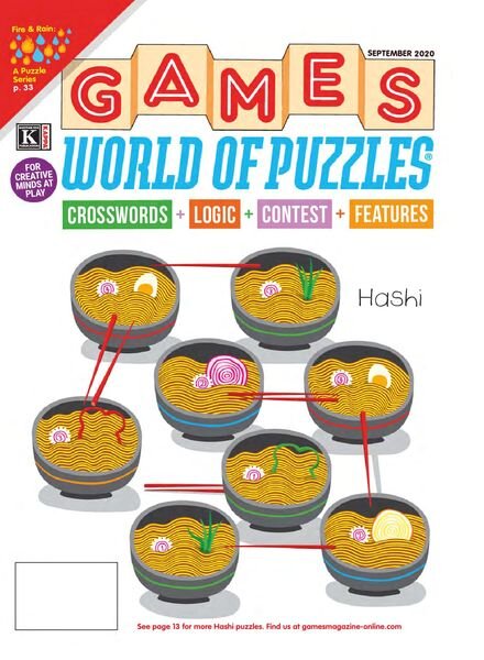 Games World of Puzzles – September 2020 Cover