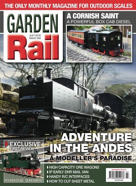 Garden Rail – July 2016 Cover