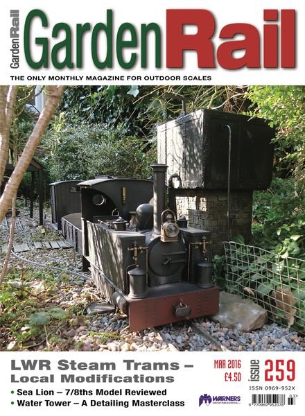 Garden Rail – March 2016 Cover