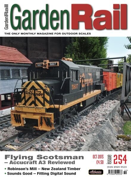 Garden Rail – October 2015 Cover