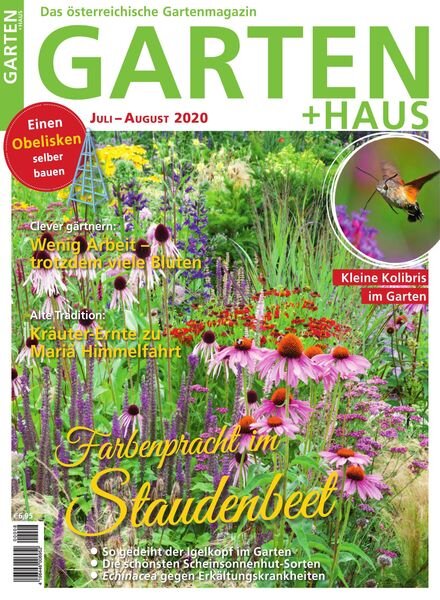 GARTEN+HAUS – August 2020 Cover