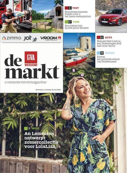 Gazet van Antwerpen De Markt – 11 juli 2020 Cover