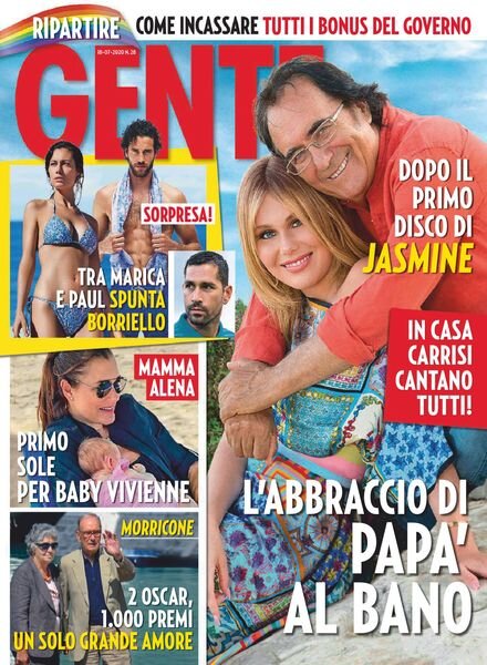 Gente Italia – 18 luglio 2020 Cover