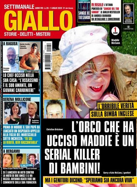 Giallo – 1 Luglio 2020 Cover