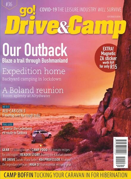 Go! Drive & Camp – July 2020 Cover