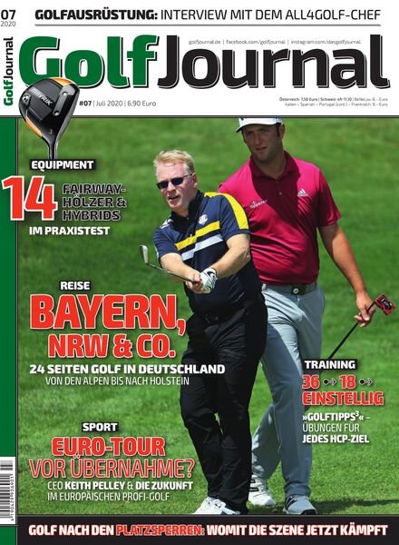 Golf Journal – Juli 2020 Cover