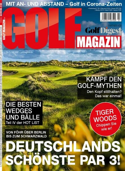 Golf Magazin – Juli 2020 Cover