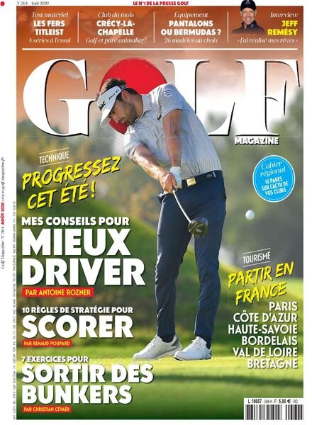 Golf Magazine France – Aout 2020 Cover
