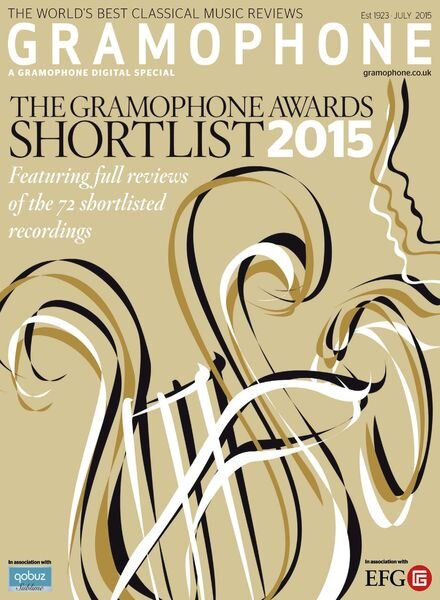 Gramophone – Gramophone Awards Shortlist 2015 Cover