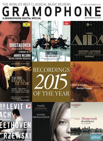 Gramophone – Gramophone Best Recordings of 2015 Cover