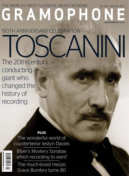 Gramophone – January 2017 Cover