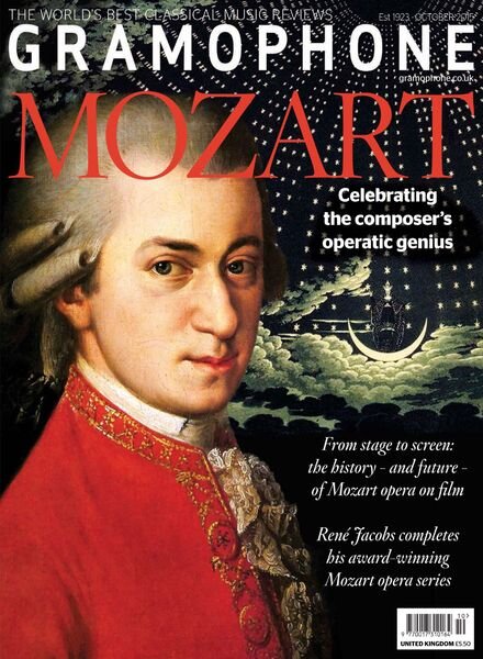 Gramophone – October 2015 Cover