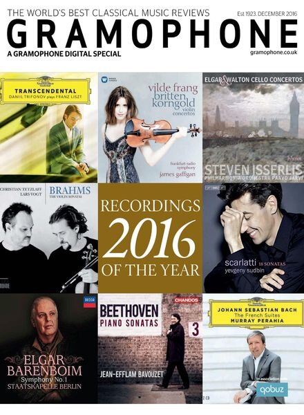Gramophone – Recordings of the Year 2016 Cover