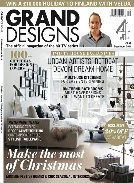 Grand Designs UK – December 2014 Cover