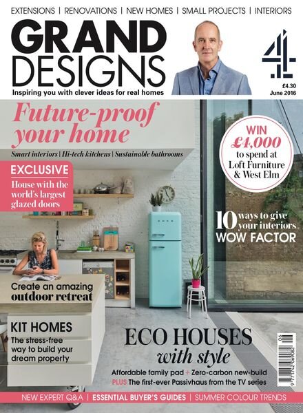 Grand Designs UK – June 2016 Cover