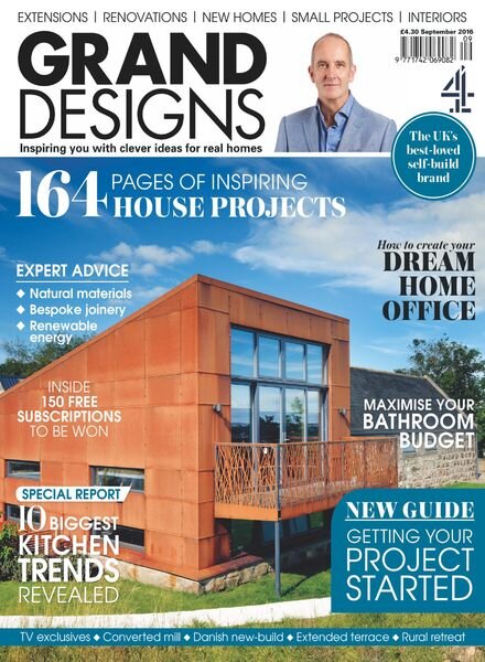 Grand Designs UK – September 2016 Cover