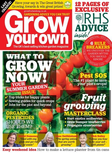 Grow Your Own – August 2020 Cover