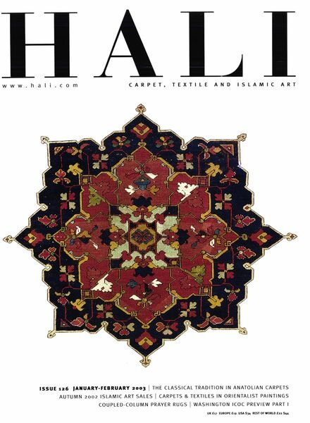 HALI – January-February 2003 Cover