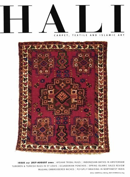HALI – July-August 2001 Cover