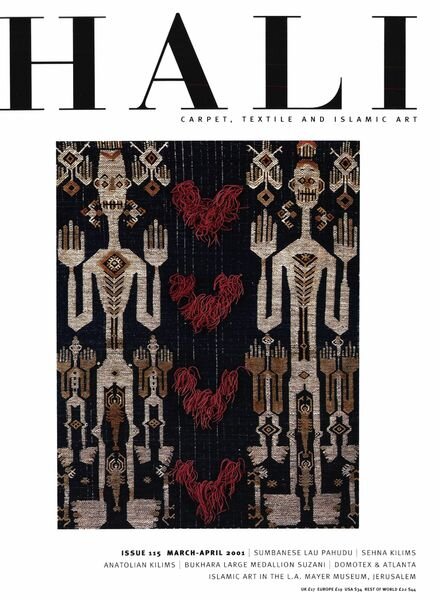 HALI – March-April 2001 Cover