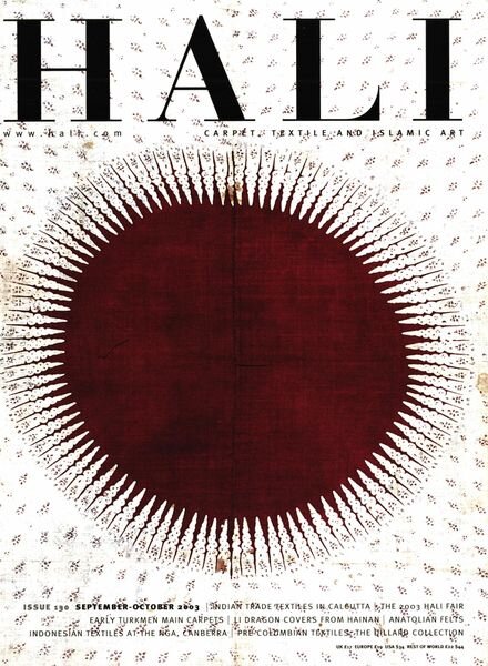 HALI – September-October 2003 Cover