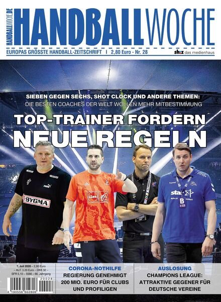 HANDBALLWOCHE – 07 Juli 2020 Cover