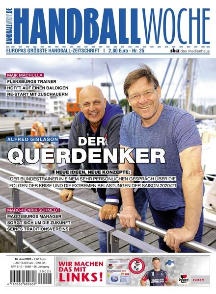 HANDBALLWOCHE – 16 Juni 2020 Cover
