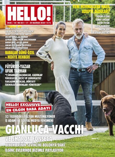 HELLO! Turkiye – 16 Haziran 2020 Cover