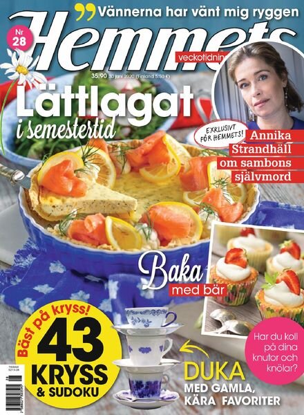 Hemmets Veckotidning – 20 juni 2020 Cover