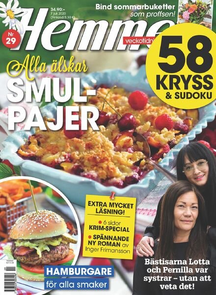 Hemmets Veckotidning – 27 juni 2020 Cover