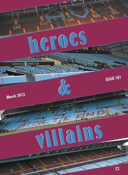 Heroes and Villains – March 2013 Cover