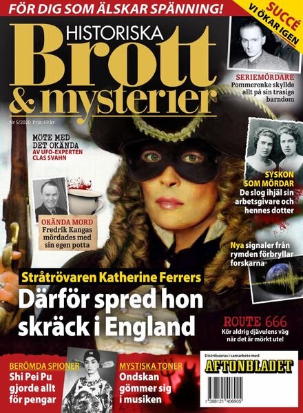 Historiska Brott & Mysterier – maj 2020 Cover