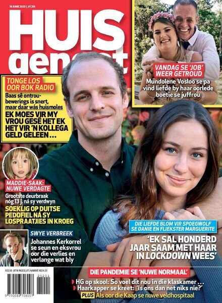Huisgenoot – 18 Junie 2020 Cover
