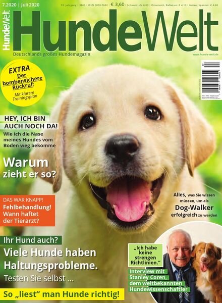 HundeWelt – Juli 2020 Cover