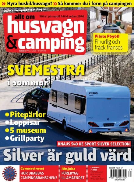 Husvagn & Camping – juli 2020 Cover