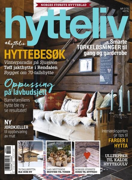 Hytteliv – februar 2016 Cover