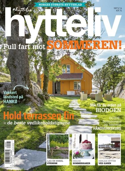 Hytteliv – mai 2016 Cover