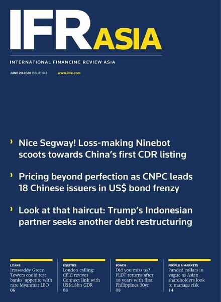 IFR Asia – June 20, 2020 Cover