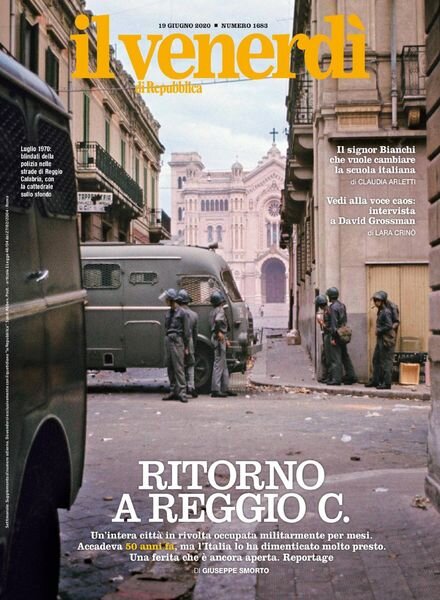 Il Venerdi di Repubblica – 19 Giugno 2020 Cover