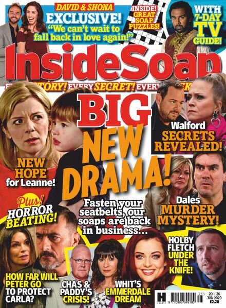 Inside Soap UK – 20 June 2020 Cover