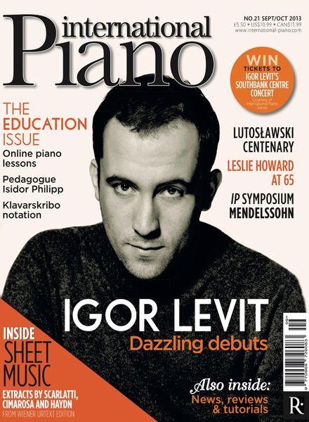 International Piano – Sepember-October 2013 Cover