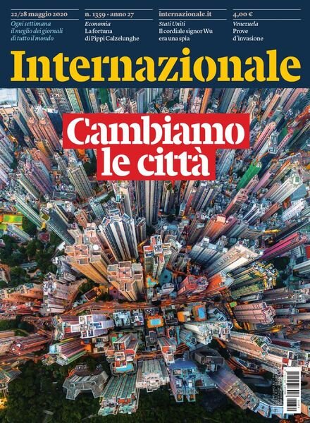 Internazionale – 22 Maggio 2020 Cover