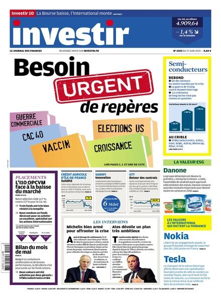 Investir – 27 Juin 2020 Cover