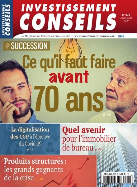 Investissement Conseils – Juillet-Aout 2020 Cover
