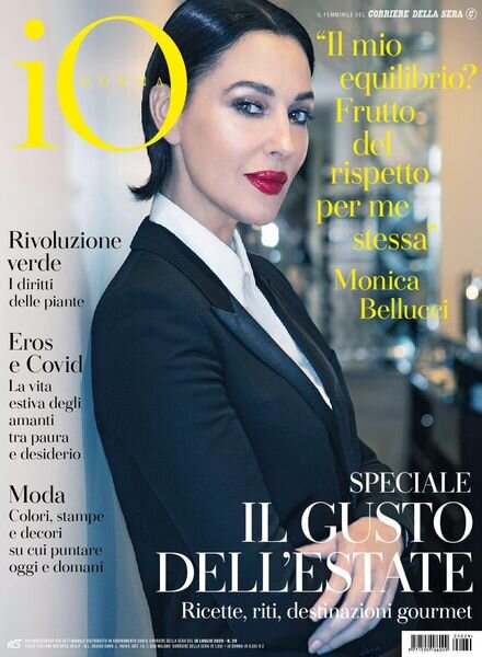 Io Donna del Corriere della Sera – 18 luglio 2020 Cover