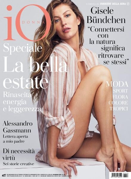 Io Donna del Corriere della Sera – 30 maggio 2020 Cover