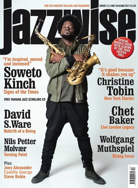 Jazzwise Magazine – December 2016- January 2017 Cover
