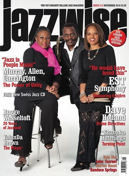 Jazzwise Magazine – November 2016 Cover