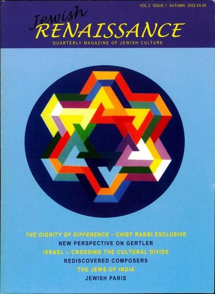 Jewish Renaissance – Autumn 2002 Cover