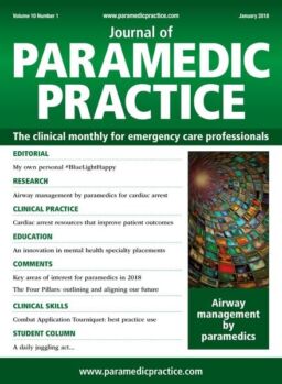 Journal of Paramedic Practice – January 2018